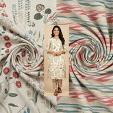 Digital Print Cotton Unstitched Suit fabric